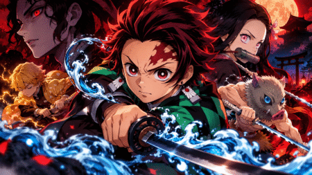 Imagem ilustrativa sobre por onde começar Demon Slayer Qual é a ordem para assistir às temporadas e aos filmes? A sequência mais simples para acompanhar a história é: Primeira temporada — também chamada