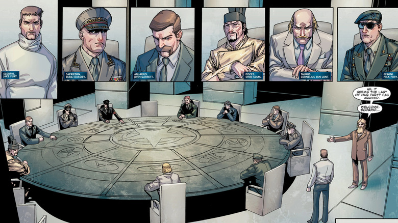 Leonardo da Vinci assembles the Great Wheel in Marvel Comics Leonardo da Vinci assembles the Great Wheel in Marvel Comics