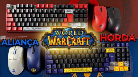 Imagem ilustrativa sobre periféricos para WoW O que priorizar antes de comprar? Comece observando como você joga. Se usa muitos atalhos, confira se consegue pressionar as