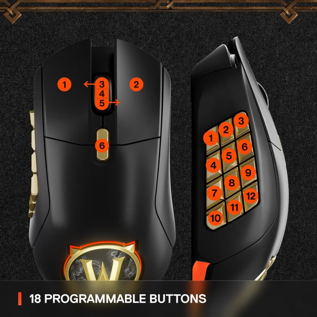 Imagem ilustrativa sobre periféricos para WoW Como escolher entre mouse ergonômico e ambidestro? Na comparação entre mouse ergonômico vs ambidestro WoW , observe primeiro o encaixe na sua