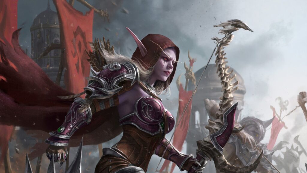 Imagem ilustrativa sobre Sylvanas Windrunner explicada O que Shadowlands revela sobre as escolhas dela? Em Shadowlands , Sylvanas alia-se ao Carcereiro, Zovaal, e participa de ações que afetam o