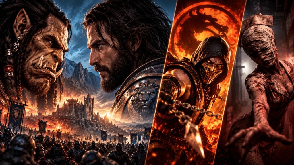 TODOS os filmes baseados em jogos já lançados