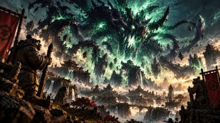 Imagem relacionada a morte de Y'Shaarj em World of Warcraft