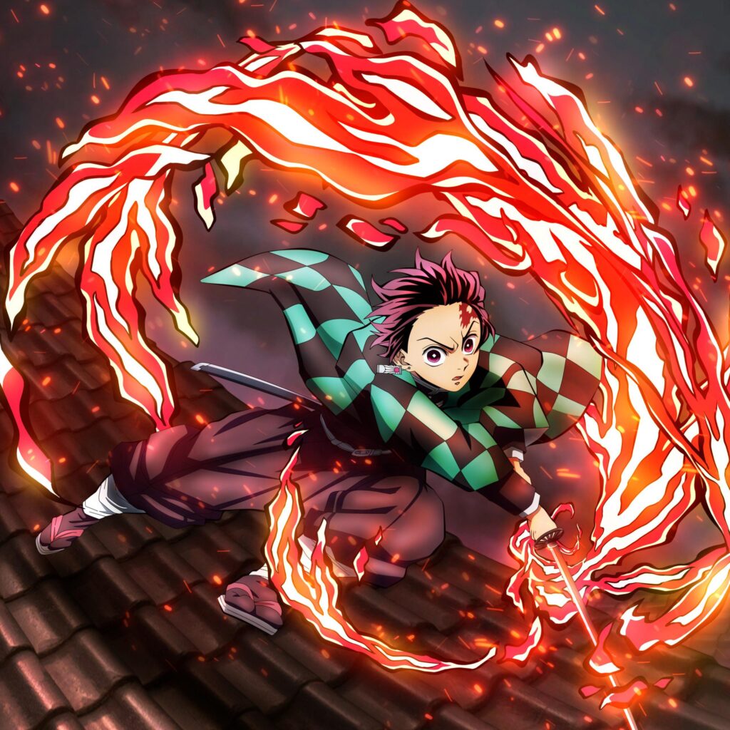 Imagem relacionada a evolução do Tanjiro Kamado