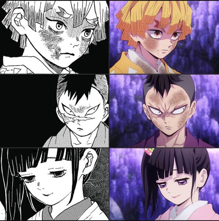 Imagem relacionada a diferenças anime e mangá Demon Slayer
