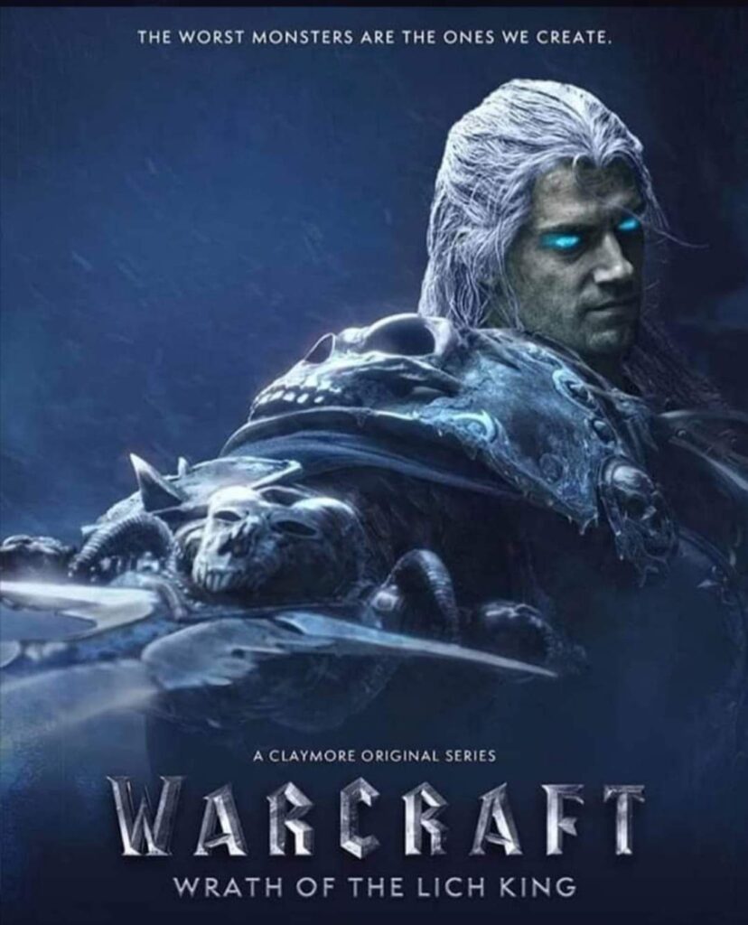 Imagem relacionada a série Warcraft vs filme