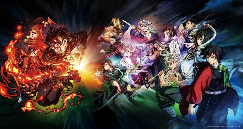 Créditos: Crunchyroll, Demon Slayer: Kimetsu no Yaiba, Koyoharu Gotouge/Divulgação