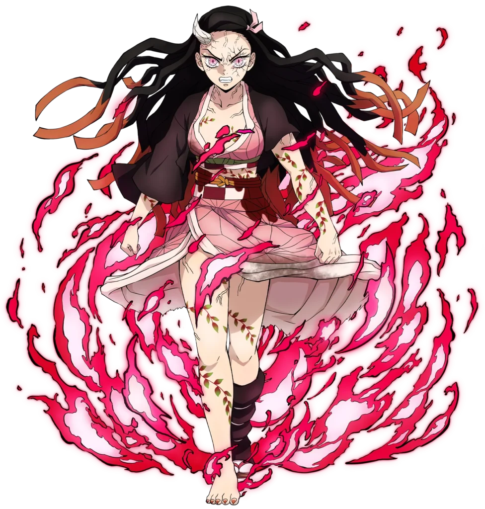 Imagem relacionada a evolução da Nezuko Kamado