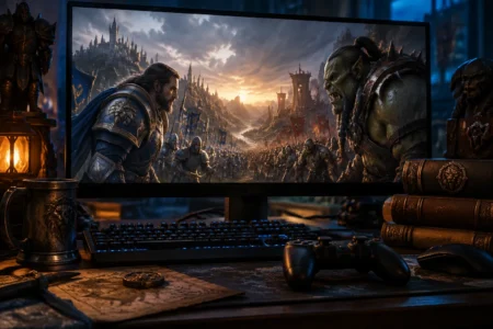 Como montar uma maratona crítica: filme Warcraft, expansões narrativas nos jogos e leituras recomendadas Imagem relacionada a maratona filme Warcraft e jogo