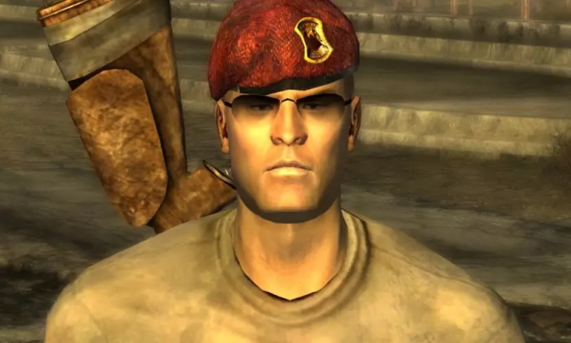 Boone, personagem de Fallout: New Vegas (Reprodução)