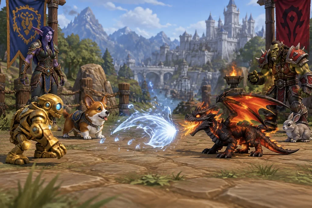 Como funcionam as batalhas de mascotes no WoW: equipes, turnos e vantagens Mascotes de Batalha no WoW: Guia Completo | PDF