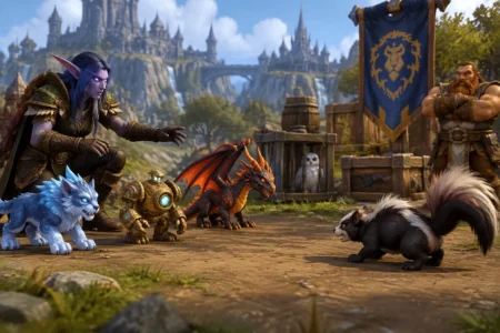 Como montar uma equipe de mascotes para as batalhas no WoW header batalhas