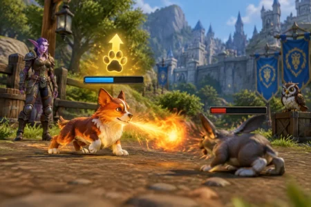 Como funciona o ganho de experiência dos mascotes de batalha no WoW lugares