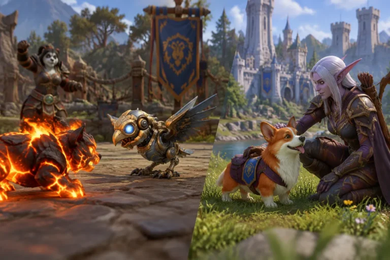 Mascotes de batalha e de companhia no WoW: entenda a diferença lugares