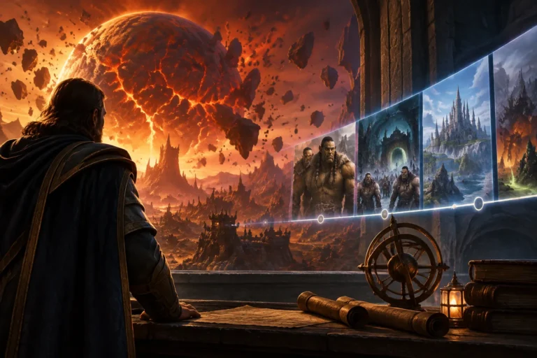 Imagem relacionada a Onde o filme coloca a queda de Draenor na cronologia de Warcraft e por que essa posição re