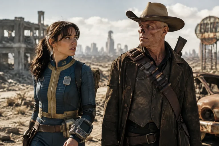 Imagem relacionada a Lucy e o Ghoul na série Fallout: conexão com os jogos