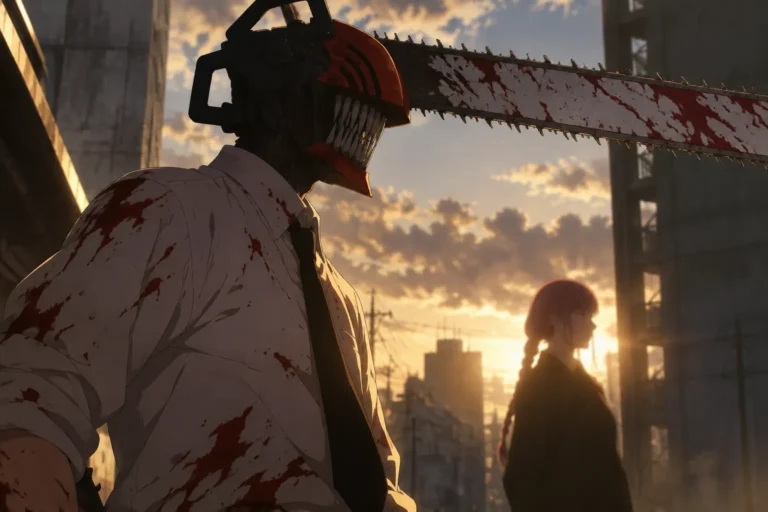Imagem relacionada a Trilha sonora e direção visual: cenas e faixas de Chainsaw Man que valem revisitar